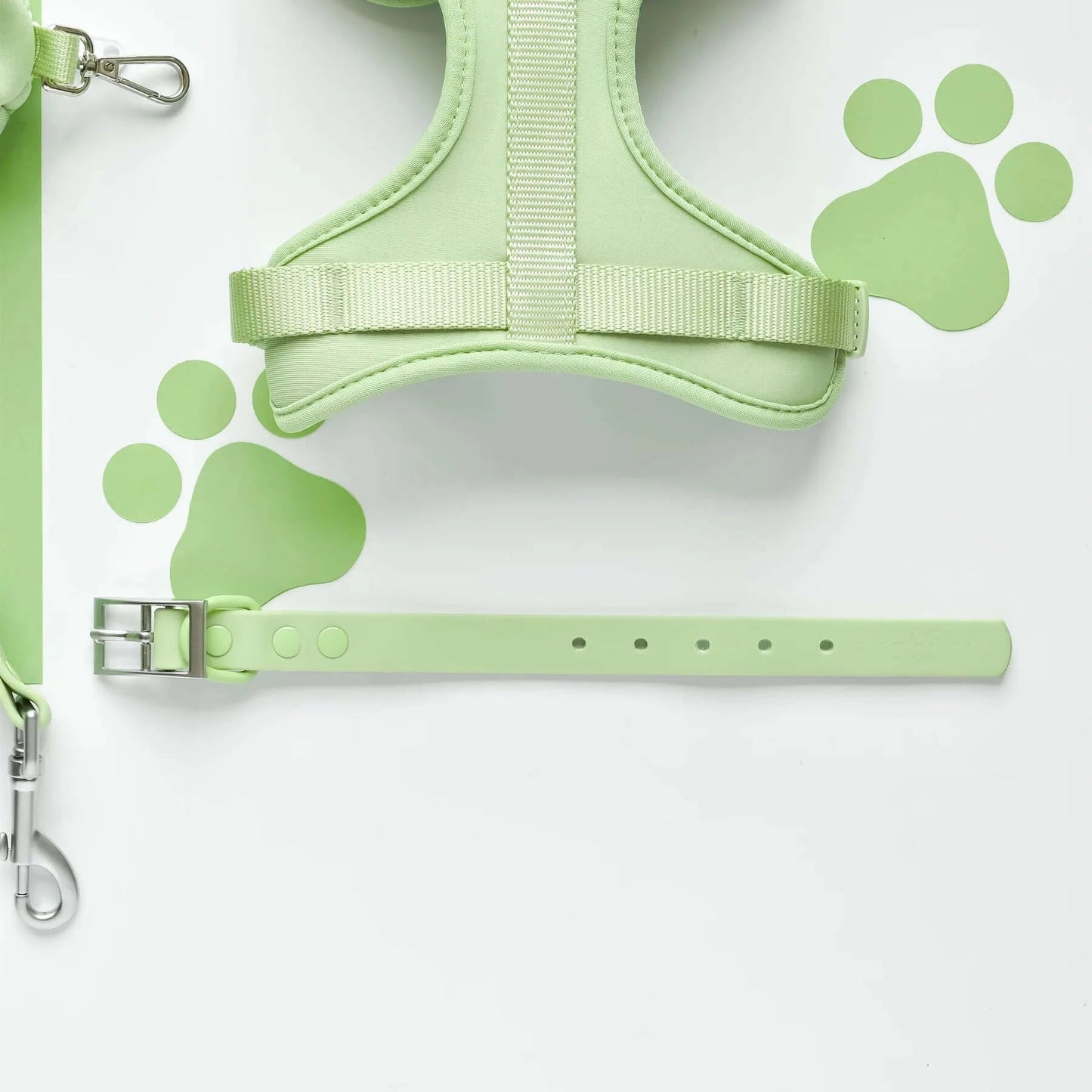 Collier Waterproof - Matcha - Dogs with Flair